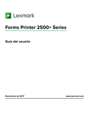 Lexmark Forms Printer 2580+ Guia Del Usuario