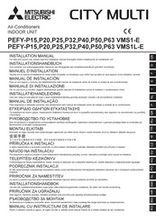 Mitsubishi Electric City Multi PEFY-P32 VMS1-E Manual De Instalación