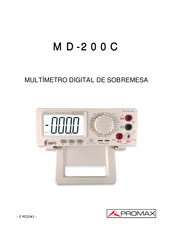 Promax MD-200C Manual Del Usuario