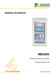 Bender MK2430 Manual De Manejo