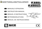 SICE P 350 Manual De Instrucciones