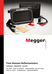 Megger TDR2000/3 Guia Del Usuario