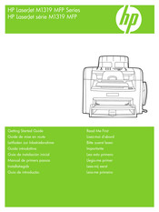 HP LaserJet M1319 Serie Guía De Instalación Inicial