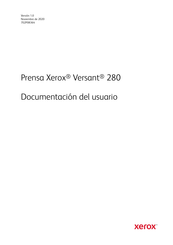 Xerox Versant 280 Documentación Del Usuario