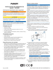 Fusion Apollo RA770 Instrucciones De Instalación
