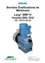 Ecolab Lang EMP IV 750 Manual Del Usuario