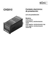 SBC CXQ312 Manual Del Usuario