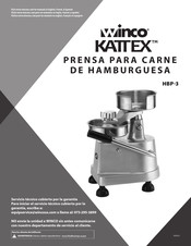 Winco KATTEX HBP-3 Manual De Instrucciones