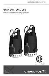 Grundfos Unilift CC 5 Instrucciones De Instalación Y  Operación