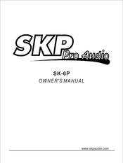 SKP Pro Audio SK-6P El Manual Del Propietario