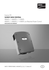 SMA SUNNY MINI CENTRAL 10000TL Instrucciones De Instalación