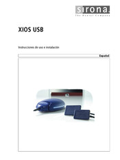 Sirona XIOS USB Instrucciones De Uso E Instalación