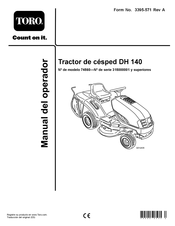 Toro DH 140 Manual Del Operador