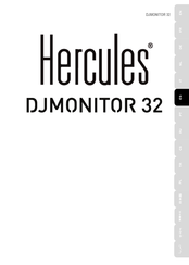 Hercules DJMONITOR 32 Manual De Instrucciones