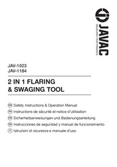 JAVAC JAV-1184 Instrucciones De Seguridad Y Manual De Funcionamiento