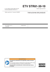 Atlas Copco ETV STR61-30-10 Instrucciones Del Producto