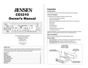 Jensen CD3210 Manual Del Usuario