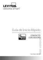 Leviton Decora Smart ZW15R Guia De Inicio Rapido