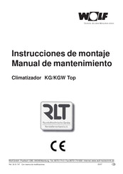 Wolf KG Top Instrucciones De Montaje