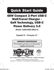 Tripp-Lite U280-W02-68C2-G Guia De Inicio Rapido