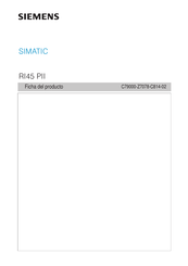 Siemens SIMATIC RI45 PII Ficha Del Producto