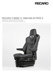 RECARO C 7000 Manual De Montaje