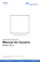 PWT Agua Optima AO-4 Manual De Usuario