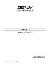 Adam Equipment AQT 200 Manual De Servicio