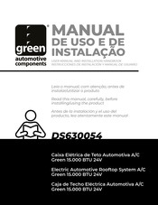 Green DS630054 Instrucciones De Instalación Y Manual De Usuario