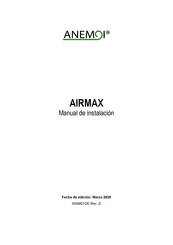 ANEMOI AIRMAX 600 Manual De Instalación