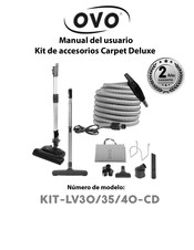 OVO Carpet Deluxe KIT-LV30-CD Manual Del Usuario