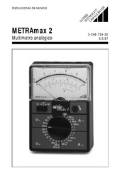 Gossen MetraWatt METRAmax 2 Instrucciones De Servicio