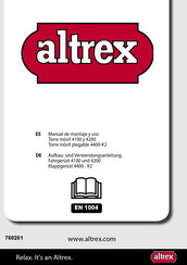 Altrex 76021 Manual De Montaje Y Uso