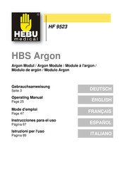 HEBU medical HF 9523 Manual