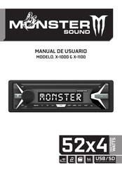 Monster X-1100 Manual De Usuario