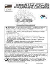 Style selections PFS US SSWV24RP Manual Del Usuario