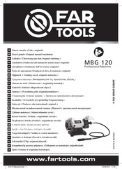 Far Tools MBG 120 Traduccion Del Manual De Instrucciones Originale