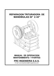 FRC RTM-01 Manual De Operacion Mantenimiento Y Partes