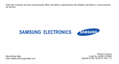 Samsung GT-S5620L Manual Del Usuario