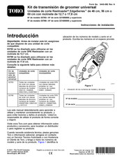 Toro Reelmaster EdgeSeries Instrucciones De Instalación