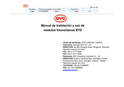 BYD BYD M5-18 Serie Manual De Instalacion Y Uso
