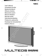 NEC MULTEOS M46 Manual Del Usario