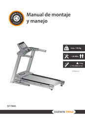 Darwin Fitness DARWIN DF-TM40 Instrucciones De Instalacion Y Uso