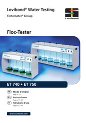 Tintometer Lovibond ET 750 Instrucciones