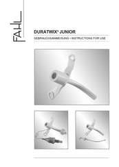 Fahl DURATWIX JUNIOR Manual Del Usuario