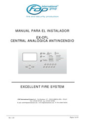 FDP EX-CPL Manual Para El Instalador