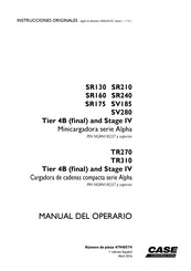 Case Alpha SR175 Manual Del Operario