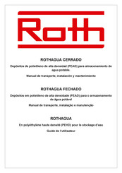 Roth ROTHAGUA Manual De Instalación Y Manteniemiento