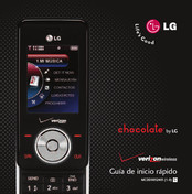 LG chocolate VX8550 Guia De Inicio Rapido