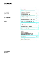 Siemens SIMATIC Field PG P4 Manual De Usuario